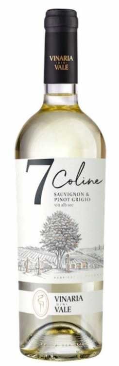 Вино «7 Coline» 2022 Sauvignon & Pinot Grigio, Vinaria din Vale. 0,75