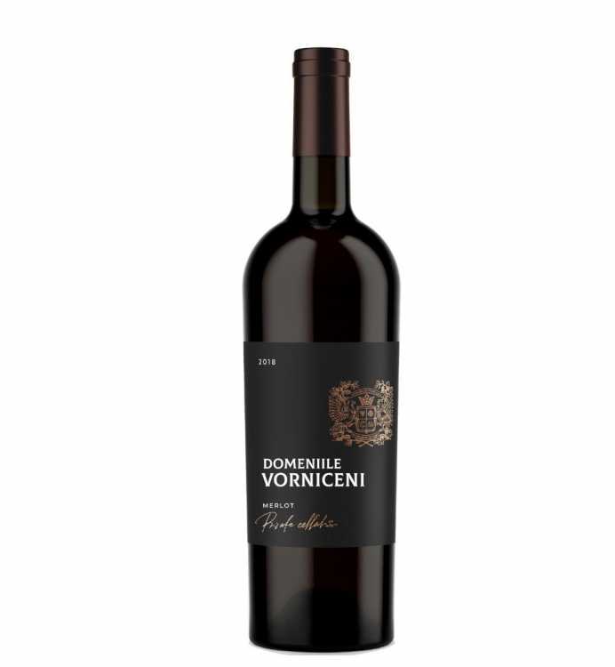 Вино «Merlot» 2018, Domeniile Vorniceni. 0,75