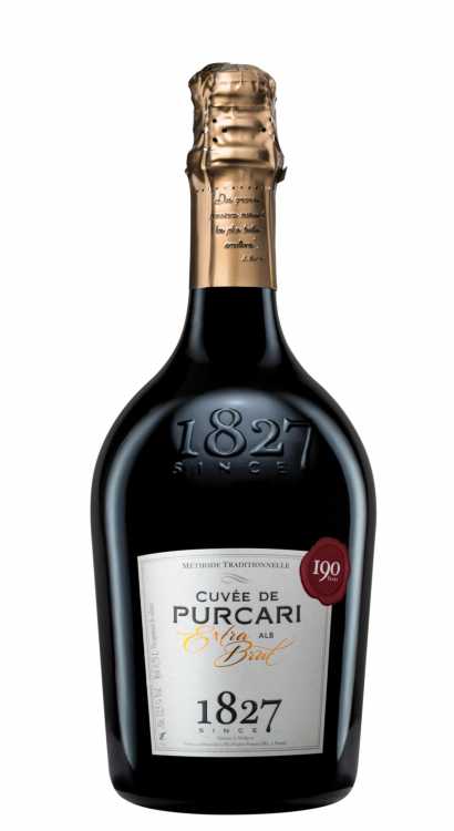 Шампанское «Cuvee de Purcari» 2019 белое экстра-брют. 0,75