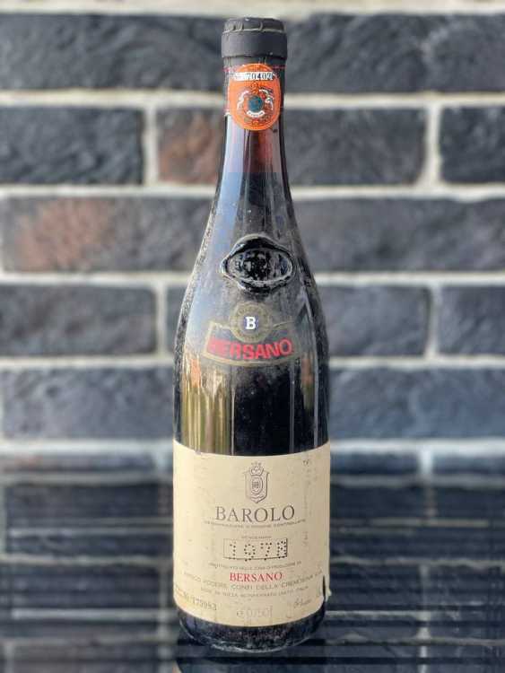 Вино Bersano Barolo 1978 года урожая