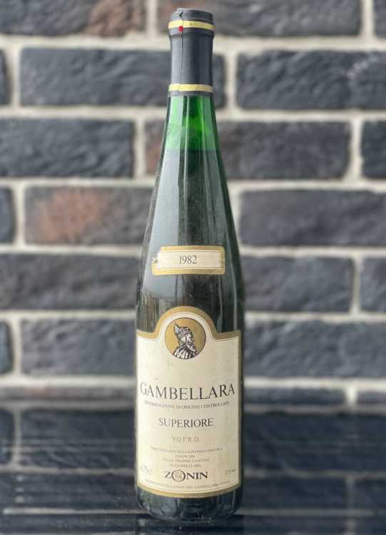 Вино Zonin Gambellara Superiore 1982 года урожая