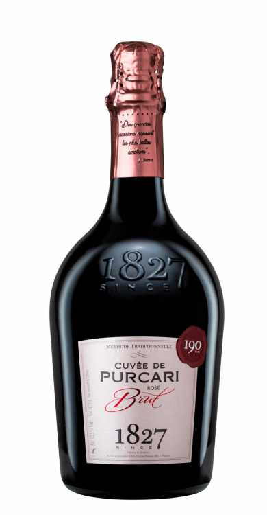 Шампанское «Cuvee de Purcari» 2021 розовое брют. 0,75