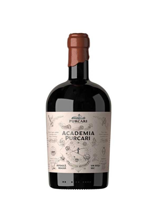 Вино «Academia Purcari» 2019 Feteasca Neagra. 0,75