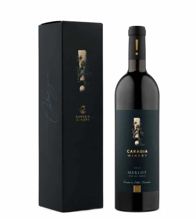 Вино «Merlot» 2017, Caragia Winery. 0,75