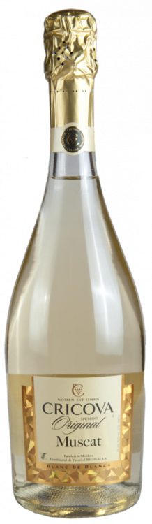Шампанское «Muscat» белое сладкое, Cricova. 0,75