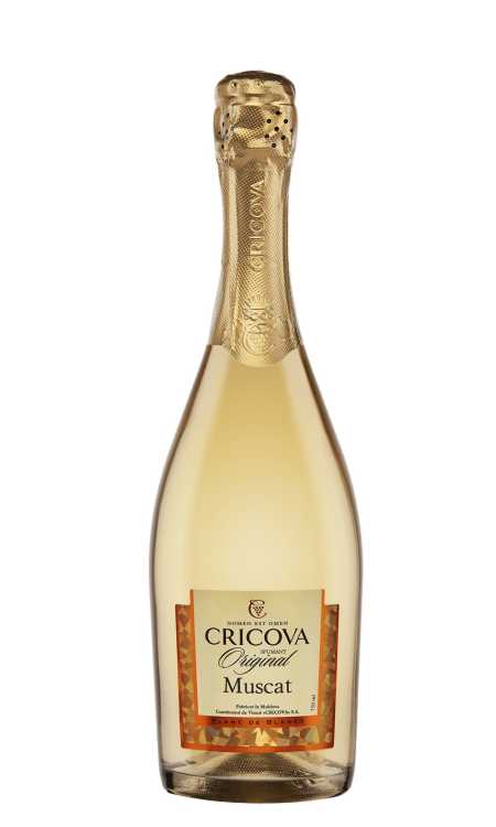 Шампанское «Muscat» белое сладкое, Cricova. 0,75