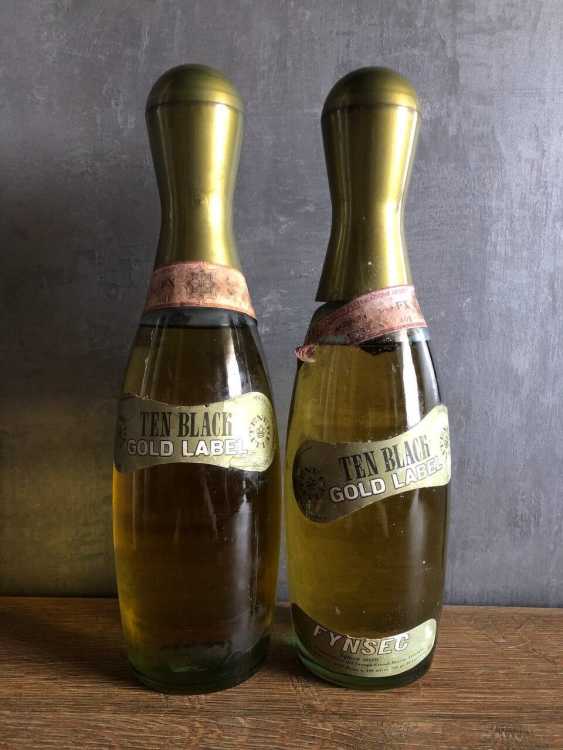 Крепкий напиток "Tenerelli Fynsec Ten Black Gold Label" 0,75L 70-е. 