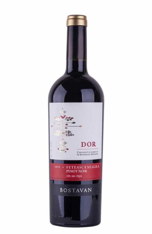 Вино «Dor» 2020 Feteasca Neagra - Pinot Noir, Bostavan. 0,75