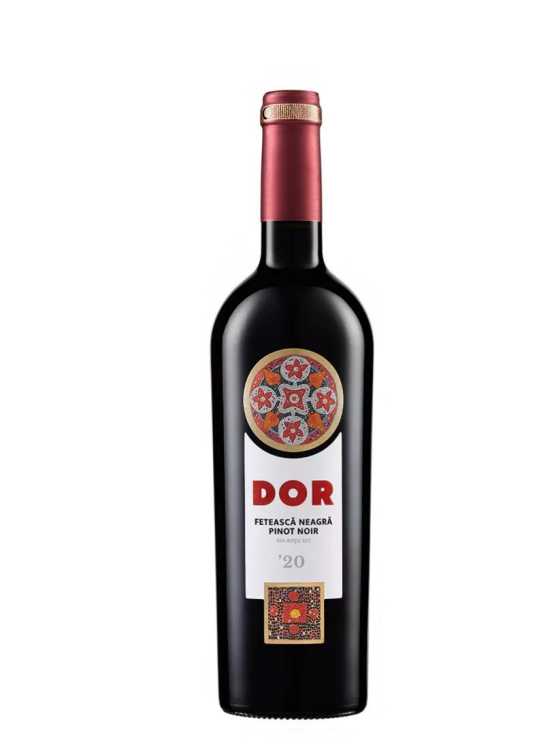 Вино «Dor» 2020 Feteasca Neagra - Pinot Noir, Bostavan. 0,75