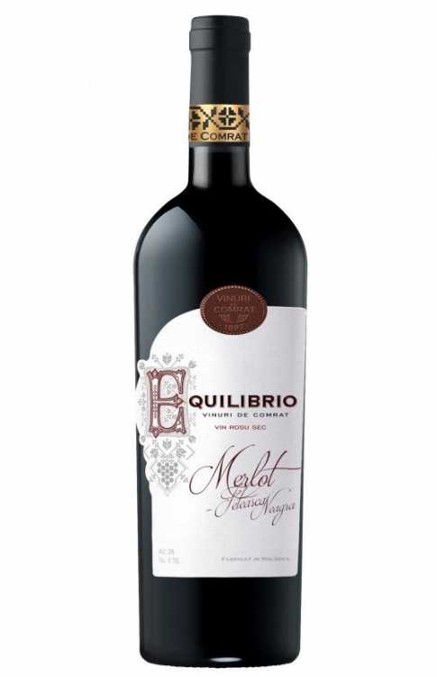 Вино «Equilibrio» 2014 Merlot - Feteasca Neagra, Comrat. 0,75