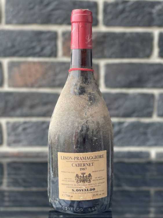 Вино S. Osvaldo Lison-Pramaggiore Cabernet 1987 года урожая