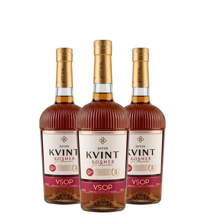 Коньяк «KVINT» VSOP 5 лет, Kosher. Jazz 0,5
