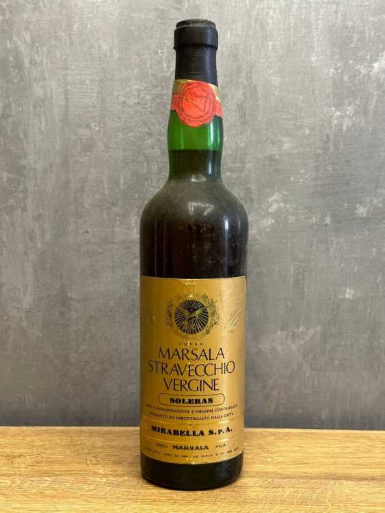 Вино Marsala Stravecchio Vergine 70-е года.