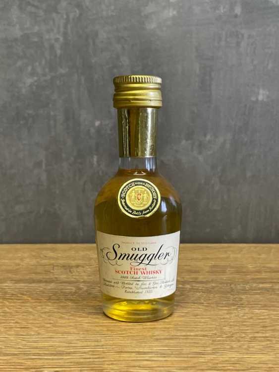 Виски Old Smuggler Finest Scotch Whisky 70-е года. 