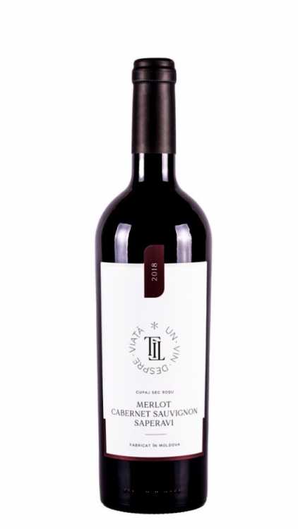 Вино «Merlot - Cabernet Sauvignon - Saperavi» 2018 TiL Wine. 0,75