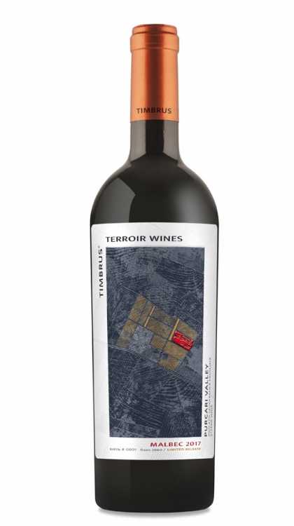 Вино «Malbec» 2017 Terroir Wines, Timbrus. 0,75