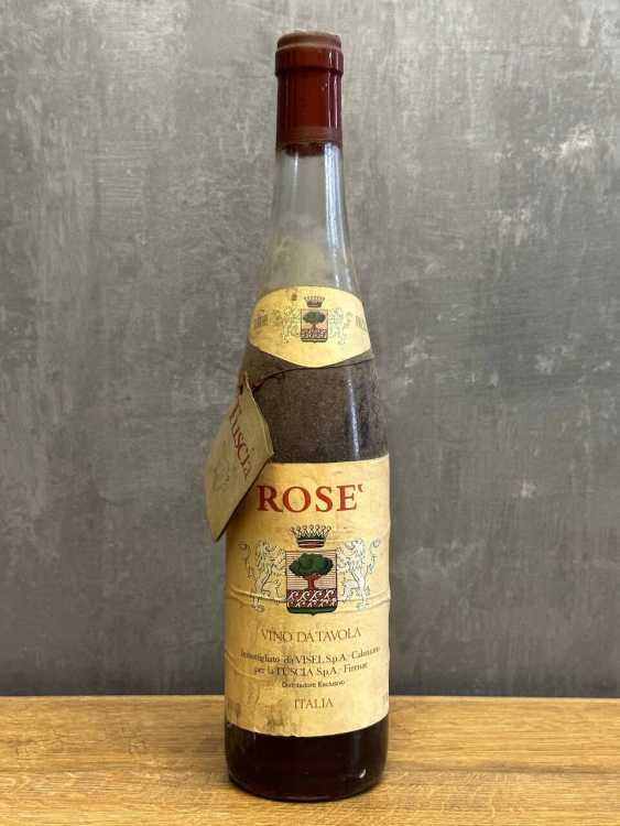 Вино Enoteca della Tuscia Rose` 70-е года. 