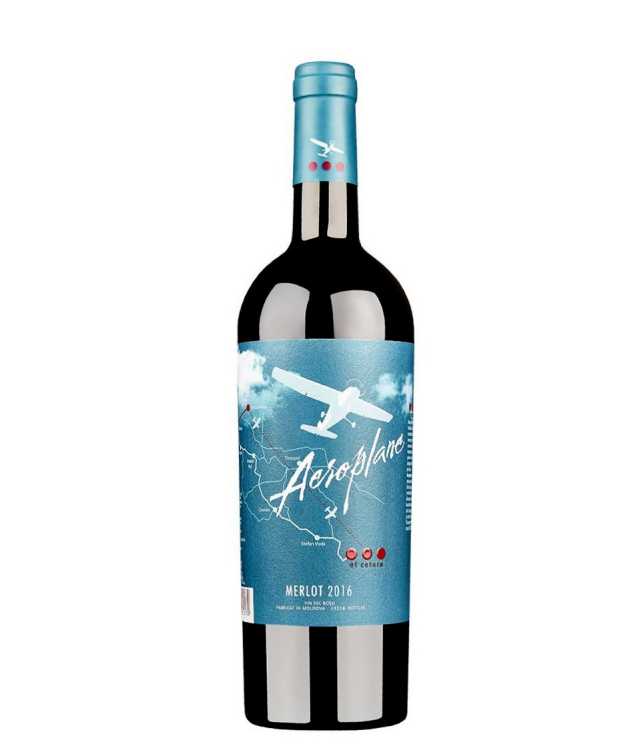Вино «Aeroplane» 2018 Merlot, Et Cetera. 0,75
