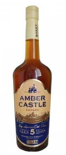 Коньяк «Amber Castle» VSOP 5 лет, Buket Moldavii. 0,5