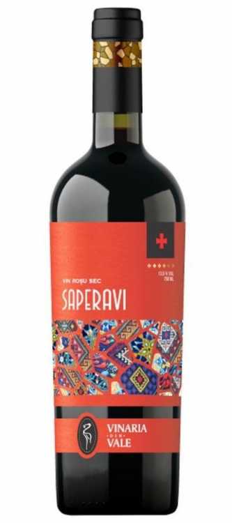 Вино «Saperavi» 2018 Mozaic, Vinaria din Vale. 0,75