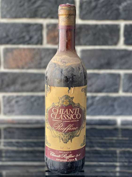 Вино Chianti Classico Ruffino 1975 года урожая 