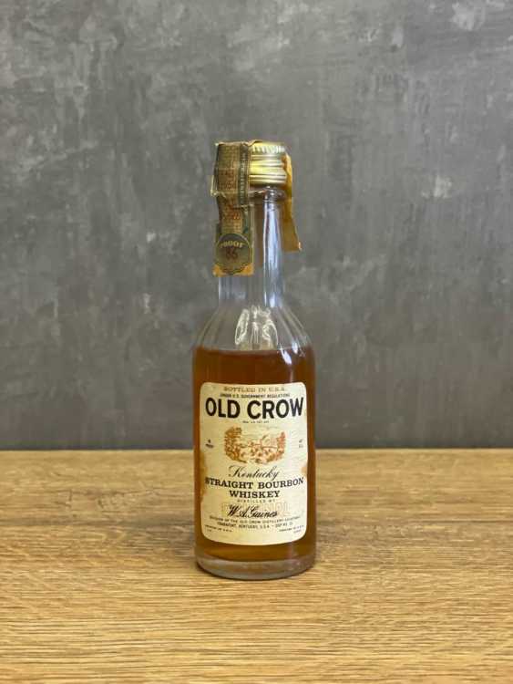 Old Crow Straight Bourbon Whiskey. США 1969 год. 