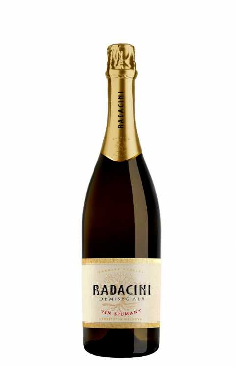 Шампанское «Radacini» белое полусухое. 0,75