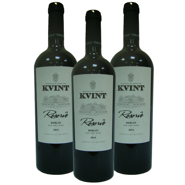 Вино «Reserve» 2016 Merlot, KVINT. 0,75