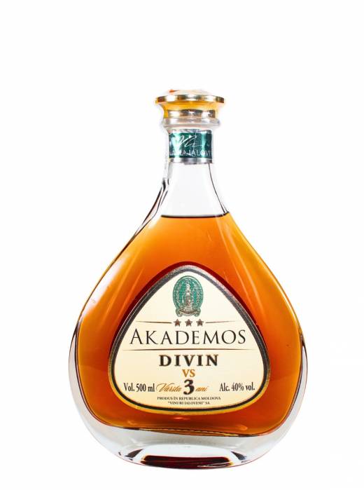 Коньяк «Akademos» VS 3 года, Ialoveni. 0,5