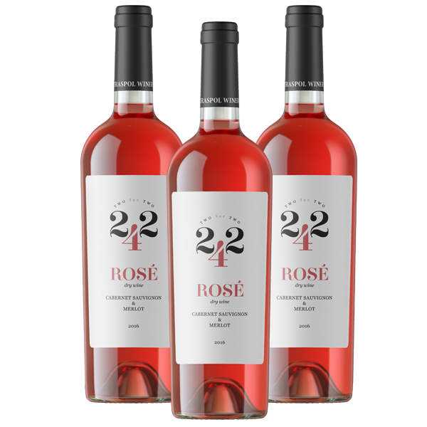 Вино КВИНТ "242" Розовое. 0,75