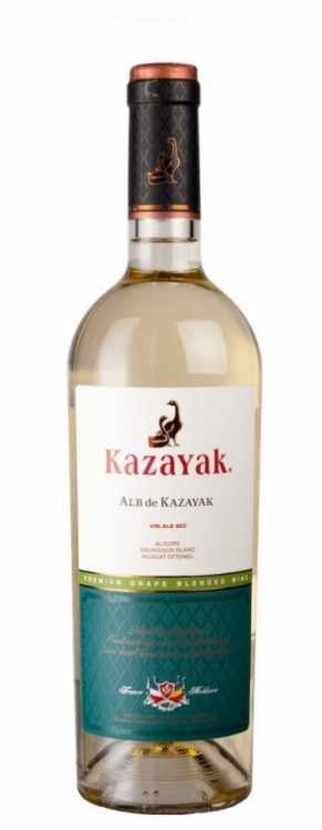 Вино «Alb de Kazayak» 2019 Aligote - Sauvignon Blanc - Muscat ottonel. 0,75
