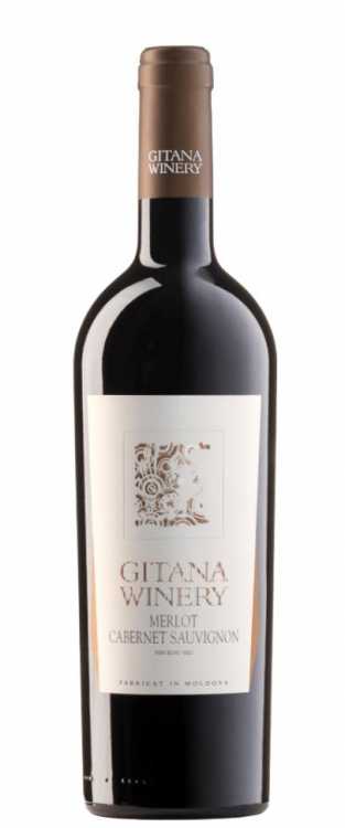 Вино «Merlot - Cabernet Sauvignon» 2019 Gitana Winery. 0,75