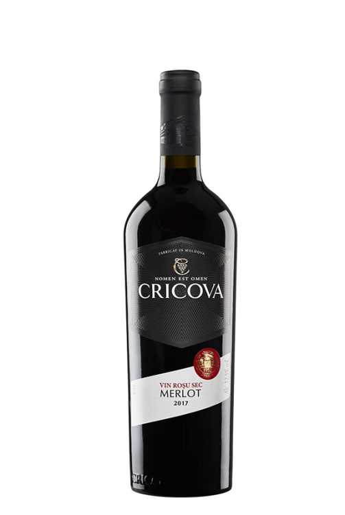Вино «Merlot» 2017 Vintage, Cricova. 0,75