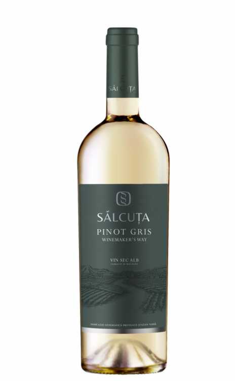 Вино «Pinot Gris» 2021 Salcuta. 0,75