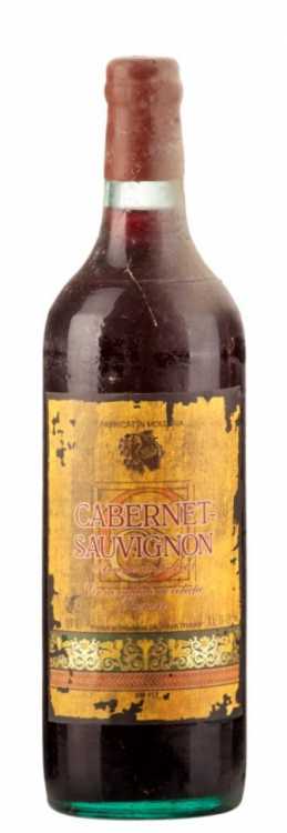 Вино "Cabernet-Sauvignon" 2001 года, Vinia Traian. 0,7