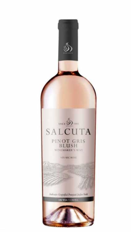 Вино «Pinot Gris» 2021 Blush, Salcuta. 0,75