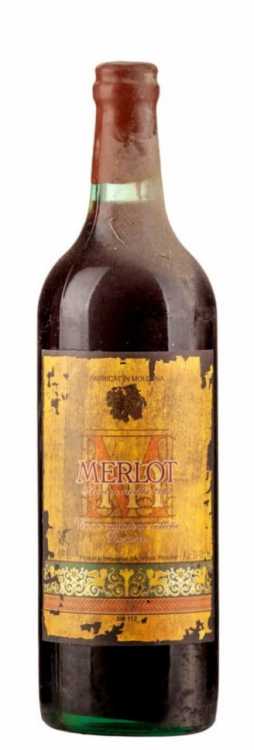Вино "Merlot" 2001 года, Vinia Traian. 0,7