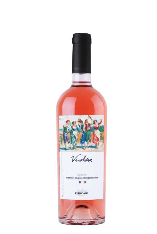 Вино «Vinohora» 2021 Feteasca Neagra - Montepulciano розовое, Purcari. 0,75