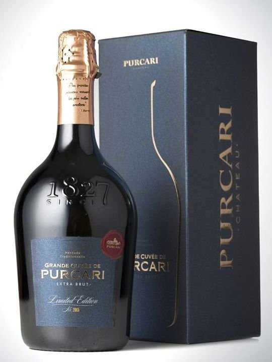 Шампанское «Grande Cuvee de Purcari» 2018 экстра-брют. 0,75