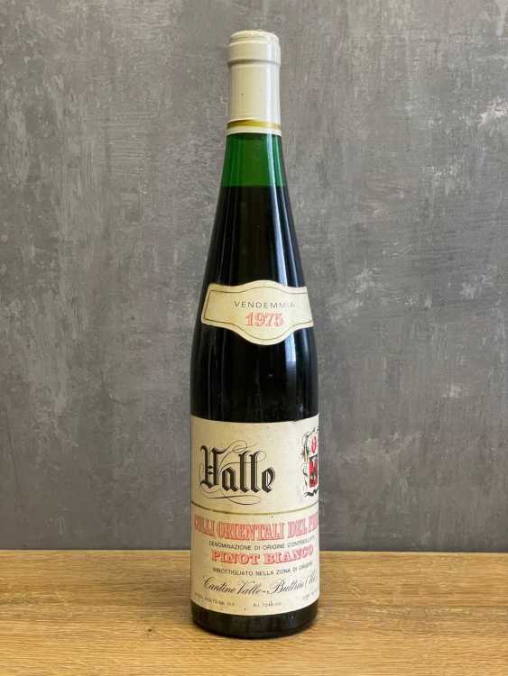 Вино Valle Pinot Bianco 1975 года