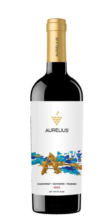 Вино «Chardonnay - Sauvignon - Traminer» 2020 Aurelius. 0,75