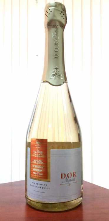Шампанское «Dor» Мускат белое сладкое, Bostavan. 0,75