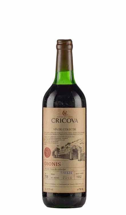 Вино «Dionis» 1992 коллекционное, Cricova. 0,75