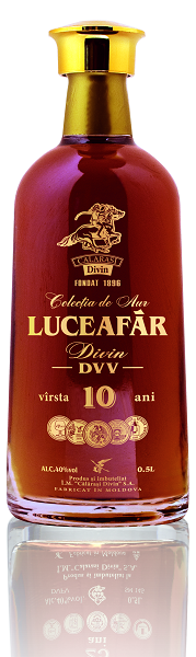 Коньяк «Luceafar» XO 10 лет, Colectia de Aur, Calarasi. 0,5