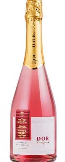 Шампанское «Dor» розовое полусухое/полусладкое, Bostavan. 0,75