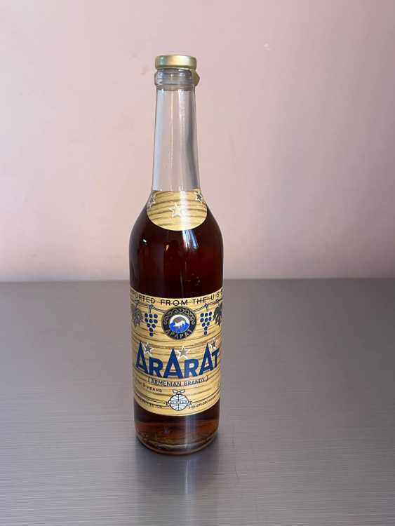 Армянский "Арарат 3 года" 1982 года. 0,5 л. СССР. Экспортный. 