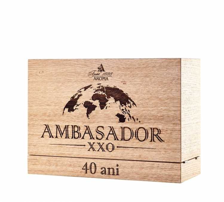 Коньяк «Ambasador» XXO 40 лет, Aroma. Nemo 0,54
