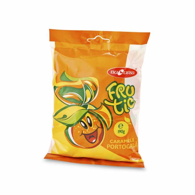 Карамель "Фрутик" с апельсином, 190 г.