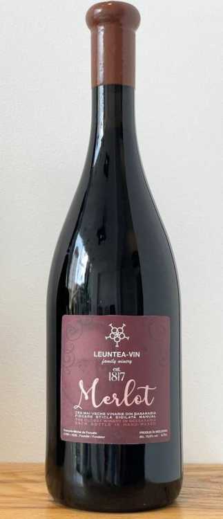 Вино «Merlot» 2017 Leuntea-Vin. 0,75