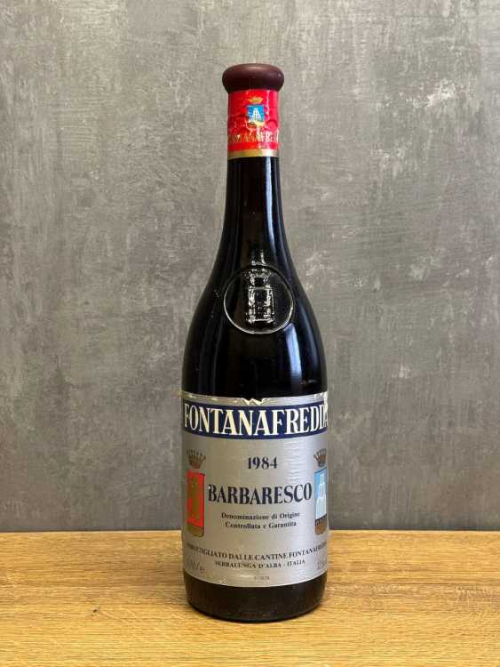 Вино Fontanafredda Barbaresco 1984 года.